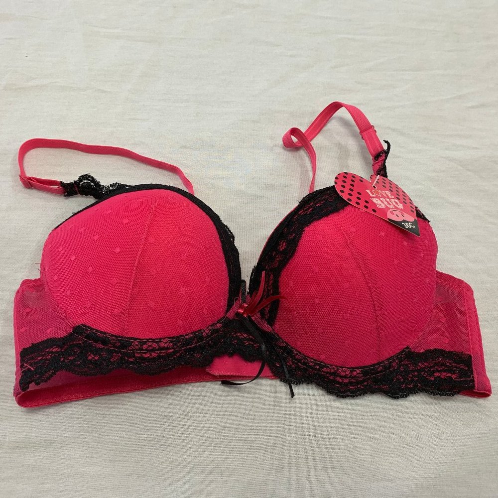 🫐🫐🫐   LOVE BUG WOMENS UNDERWIRE BRA SIZE 36C 🫐🫐🫐